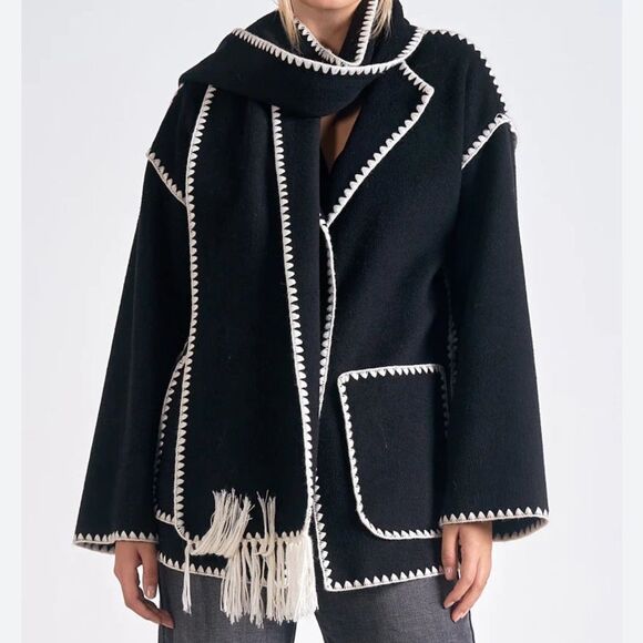 Vici Scarf Jacket size Large - Picture 1 of 7